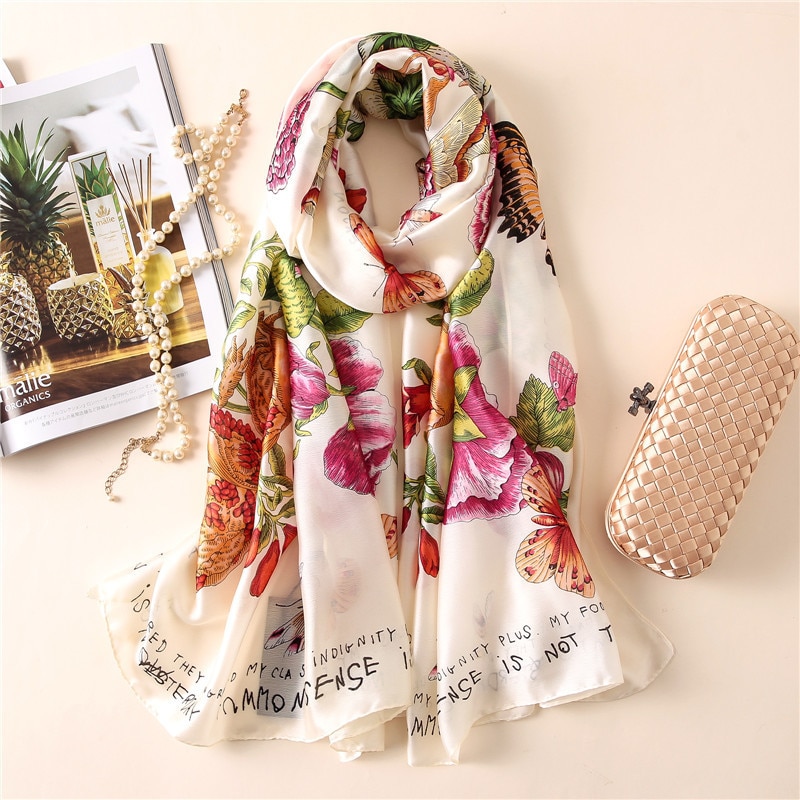 Silk Scarf Ladies Headscarf Silk Scarf Ladies Headscarf
