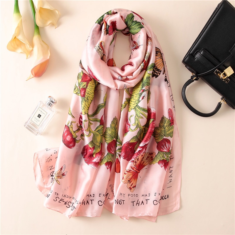 Silk Scarf Ladies Headscarf Silk Scarf Ladies Headscarf