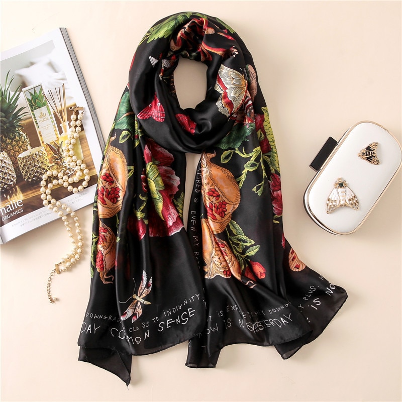 Silk Scarf Ladies Headscarf Silk Scarf Ladies Headscarf
