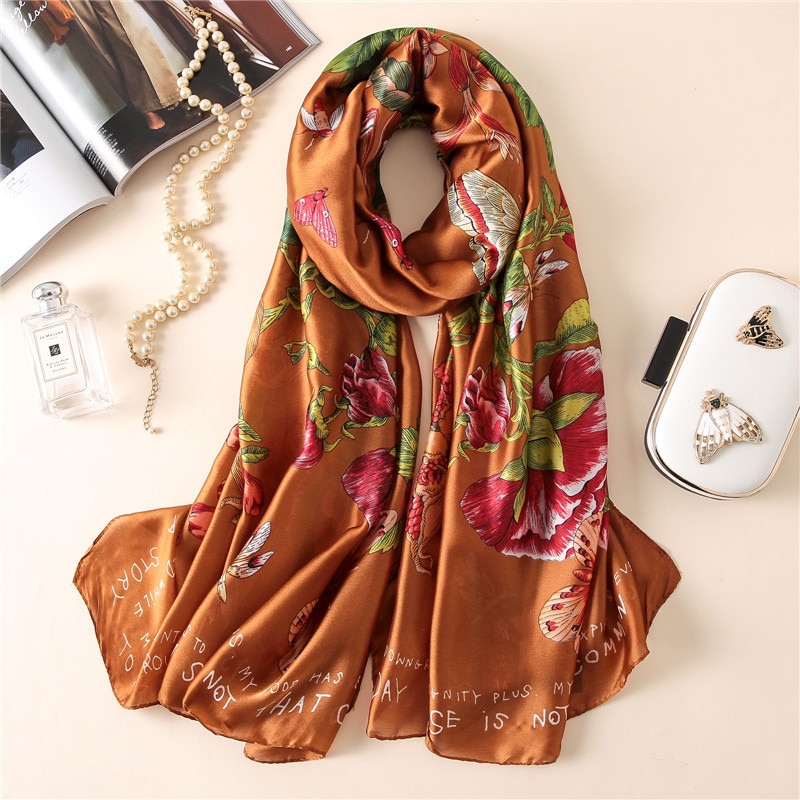 Silk Scarf Ladies Headscarf Silk Scarf Ladies Headscarf