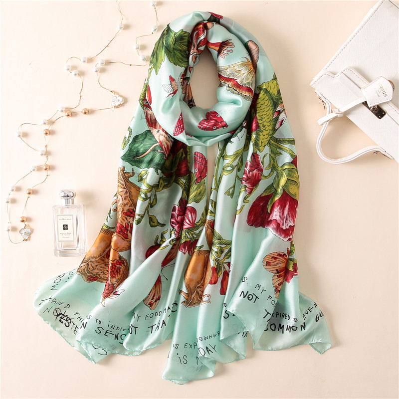 Silk Scarf Ladies Headscarf Silk Scarf Ladies Headscarf