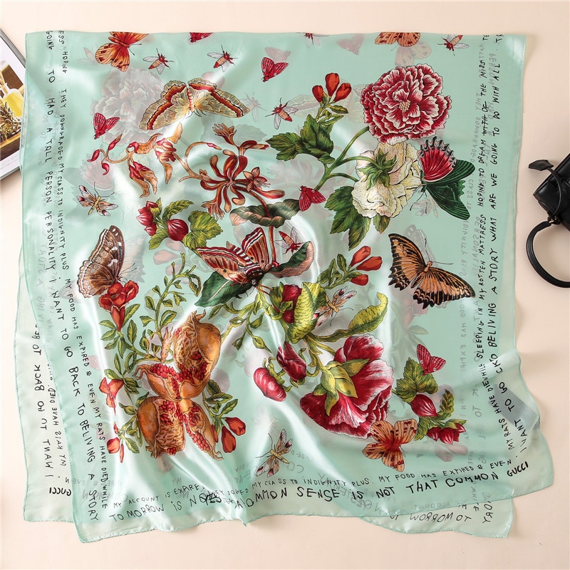 Silk Scarf Ladies Headscarf Silk Scarf Ladies Headscarf