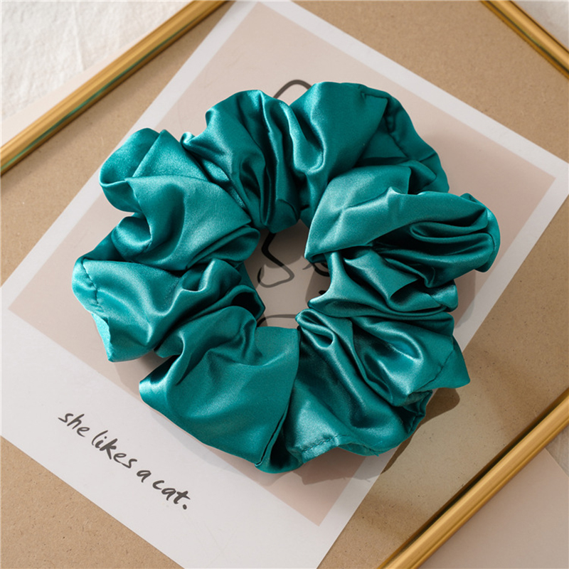 Silk Scrunchie Oversized Hair Accessory Silk Scrunchie Oversized Hair Accessory