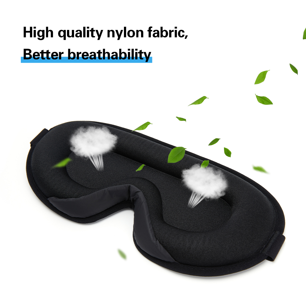 Silk Sleeping Mask Soft Smooth Sleep Mask For Eyes Travel Shade Cover Rest Relax Sleeping Blindfold Eye Cover Sleeping