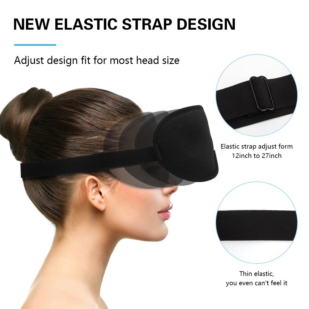 Silk Sleeping Mask Soft Smooth Sleep Mask For Eyes Travel Shade Cover Rest Relax Sleeping Blindfold Eye Cover Sleeping