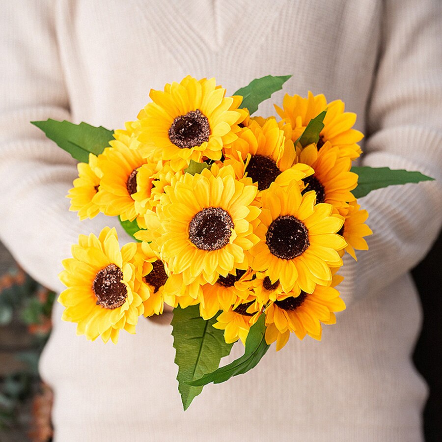 Silk Sunflowers Home Decoration Silk Sunflowers Home Decoration