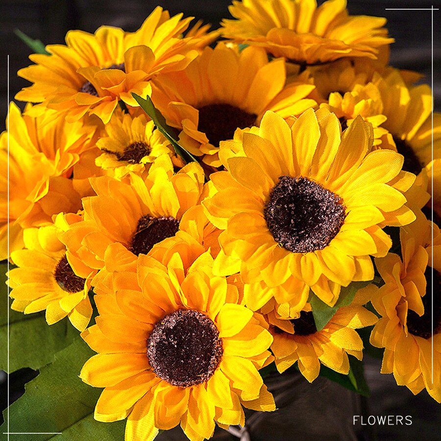Silk Sunflowers Home Decoration Silk Sunflowers Home Decoration
