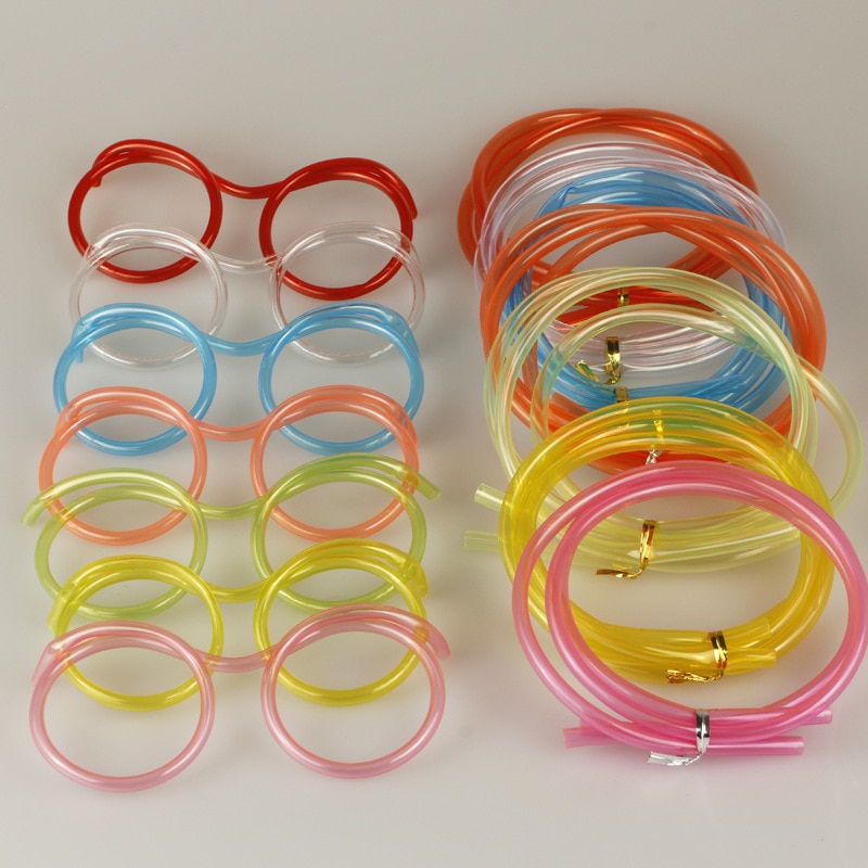 Silly Straw Glasses Birthday Party Supply