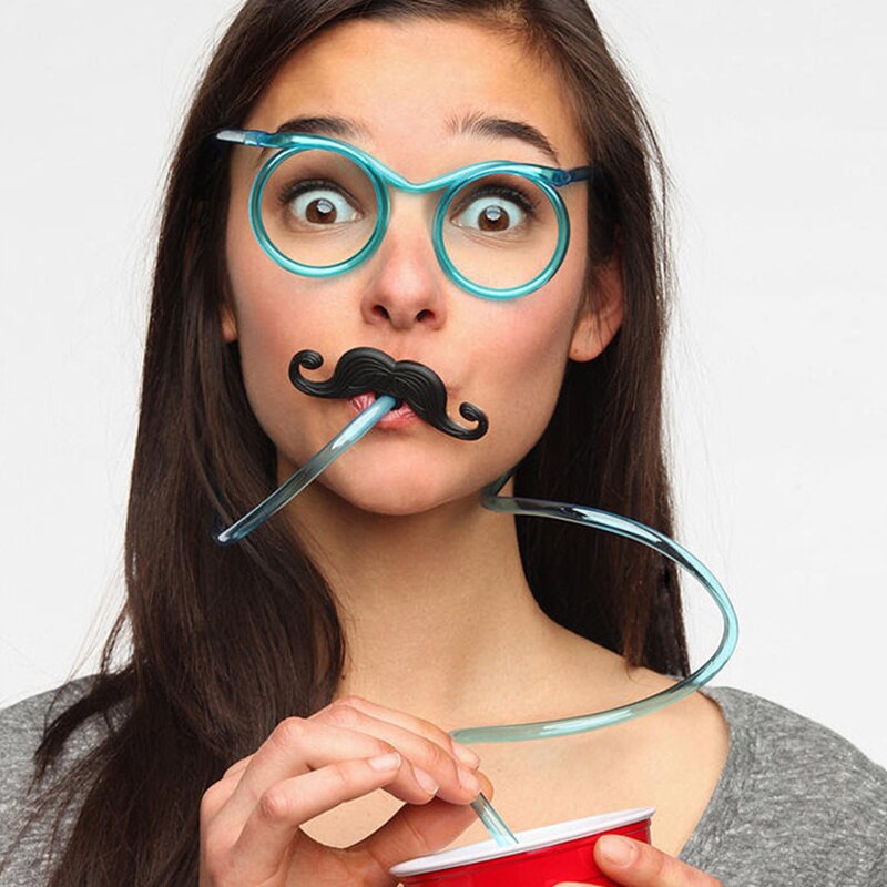 Silly Straw Glasses Birthday Party Supply Silly Straw Glasses Birthday Party Supply