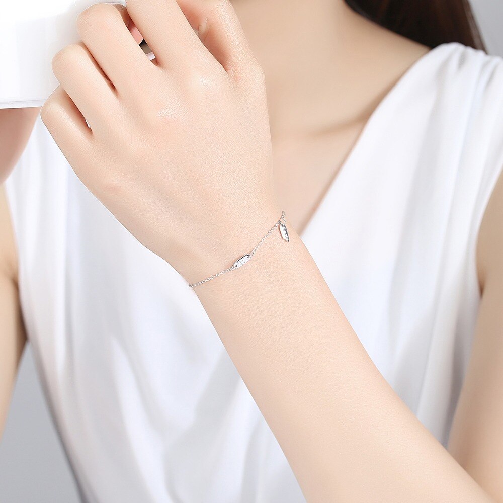 Silver Bracelet For Women Simple Jewelry