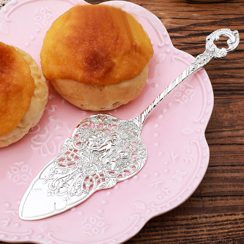Silver Cake Knife and Server