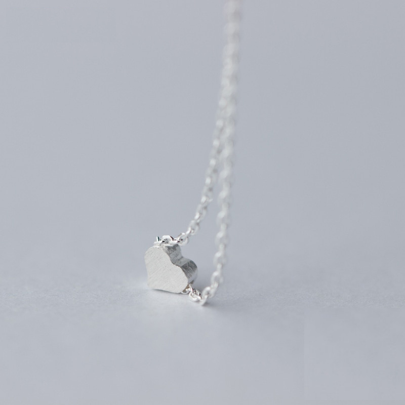 Silver Heart Pendant Necklace Ladies Jewelry Silver Heart Pendant Necklace Ladies Jewelry