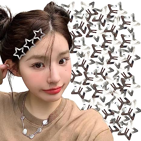 Silver Metal Star Hair Accessories (50 pcs) Silver Metal Star Hair Accessories (50 pcs)