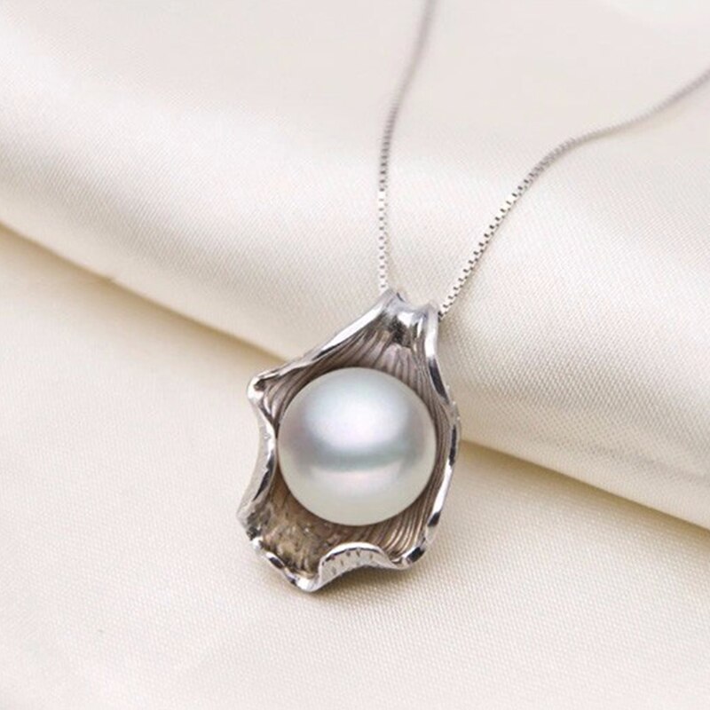 Silver Pearl Necklace for Women