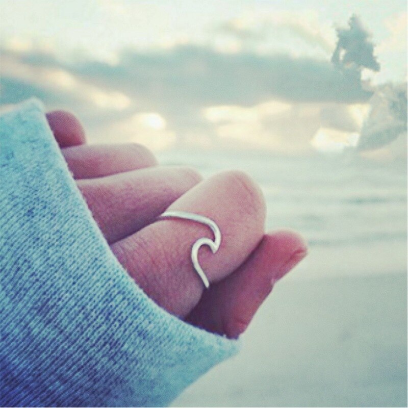 Simple and Stylish Gold Wave Ring Simple and Stylish Gold Wave Ring