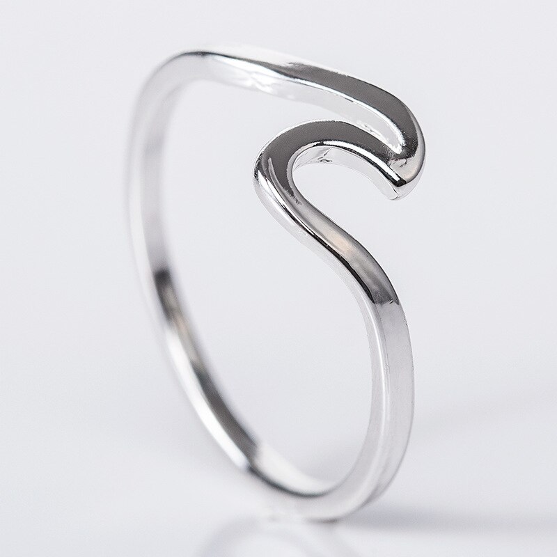 Simple and Stylish Gold Wave Ring Simple and Stylish Gold Wave Ring