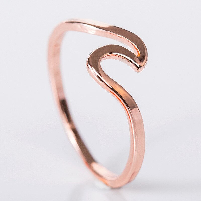 Simple and Stylish Gold Wave Ring Simple and Stylish Gold Wave Ring
