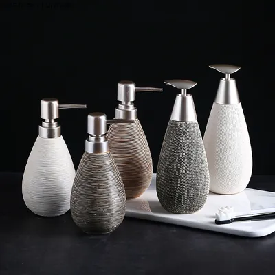 Simple Ceramic Soap Pump Dispenser Simple Ceramic Soap Pump Dispenser