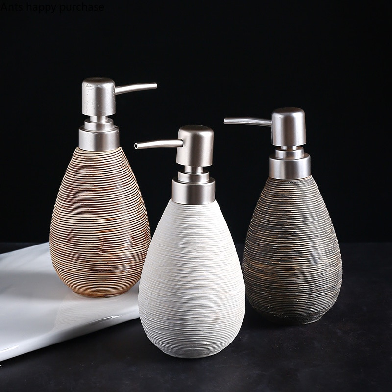 Simple Ceramic Soap Pump Dispenser Simple Ceramic Soap Pump Dispenser