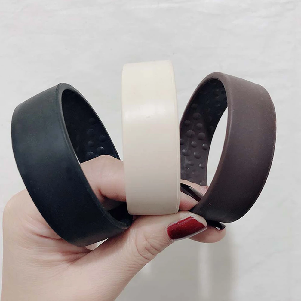 Simple Foldable Elastic Hair Bands Women Ponytail Holder Hair Tie Hair scrunchies Silicone Stationarity Ladies Hair