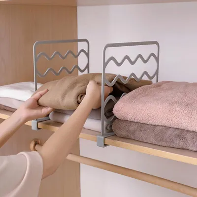 Simple Plastic Closet Shelf Divider