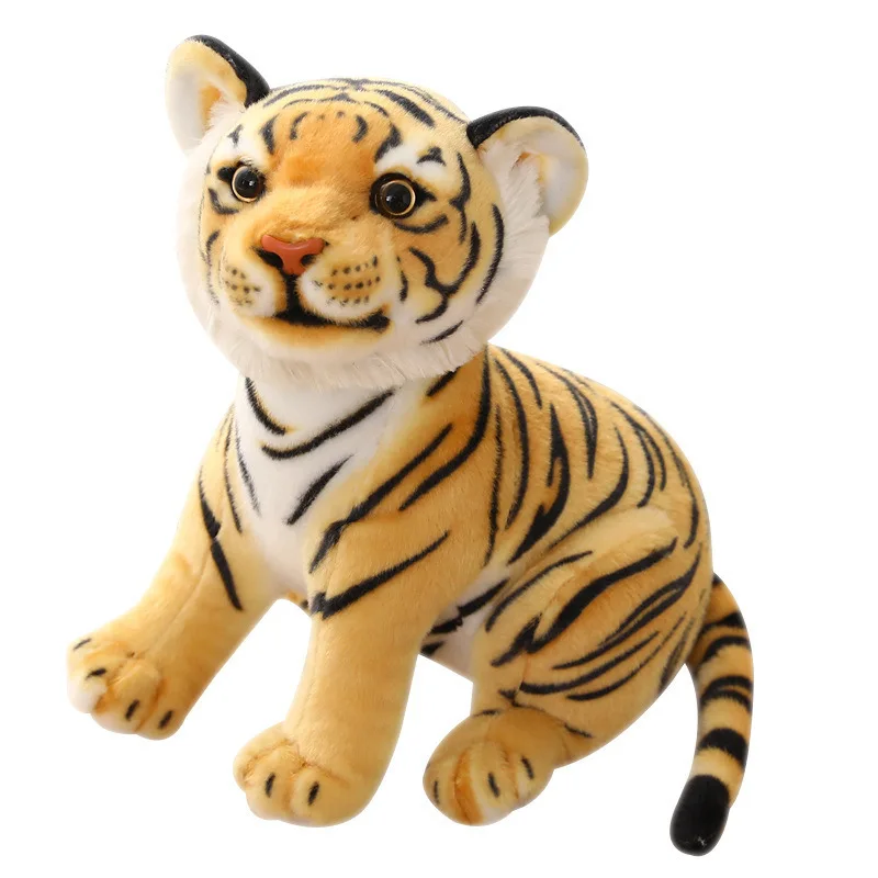 Simulation Baby Tiger Plush Toy Stuffed Soft Wild Animal Forest Tiger Pillow Dolls For Kids Simulation Baby Tiger Plush Toy Stuffed Soft Wild Animal Forest Tiger Pillow Dolls For Kids