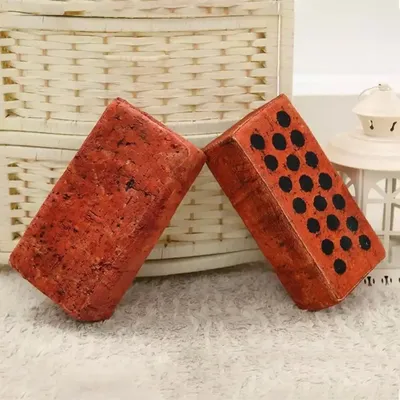 Simulation Brick Wood Block Pillow Nap Rest Sponge Cushion Plush Pillow Home Decor Sofa Ornament Bedroom Sleeping