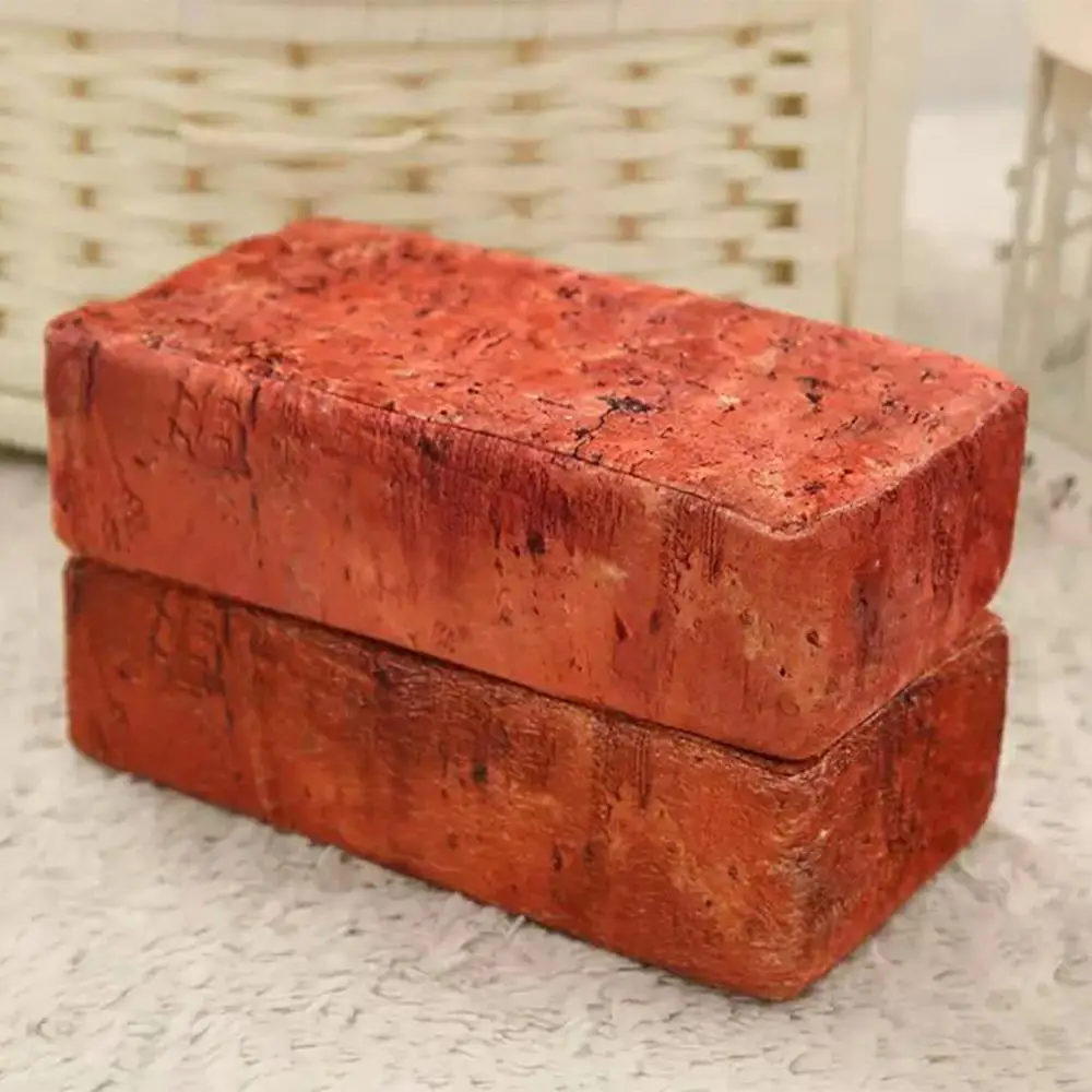 Simulation Brick Wood Block Pillow Nap Rest Sponge Cushion Plush Pillow Home Decor Sofa Ornament Bedroom Sleeping