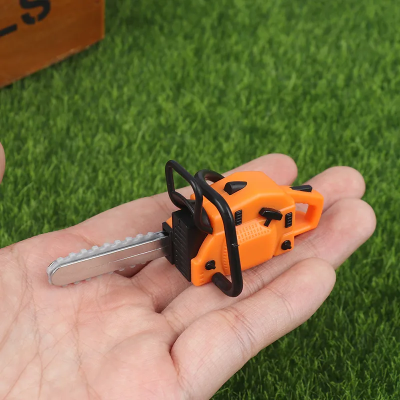 Simulation Saw 1:12 Dolls Houses Miniature Chain Saw