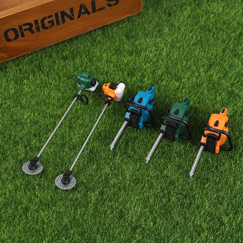 Simulation Saw 1:12 Dolls Houses Miniature Chain Saw