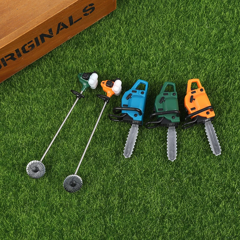 Simulation Saw 1:12 Dolls Houses Miniature Chain Saw