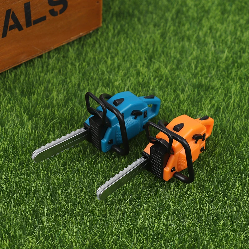 Simulation Saw 1:12 Dolls Houses Miniature Chain Saw