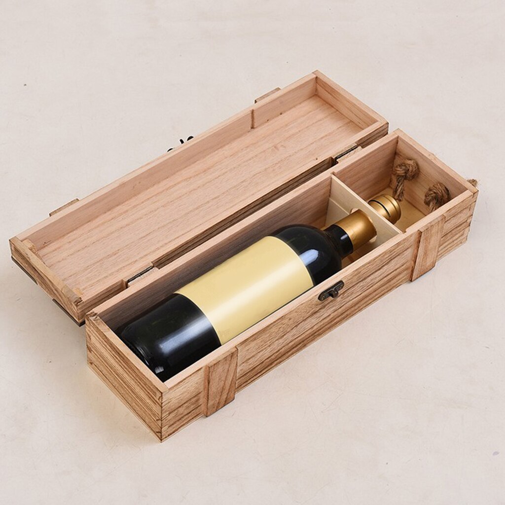 Single Bottle Wood Wine Box Single Bottle Wood Wine Box