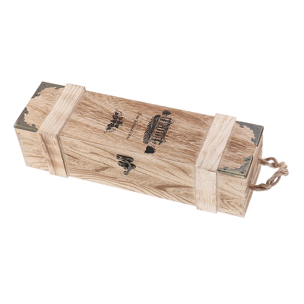 Single Bottle Wood Wine Box Single Bottle Wood Wine Box