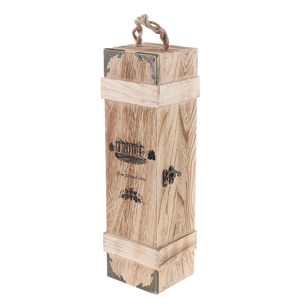 Single Bottle Wood Wine Box Single Bottle Wood Wine Box