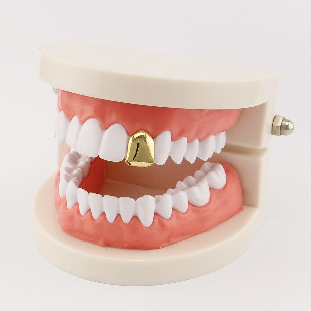 Single Gold Tooth Cap Accessory
