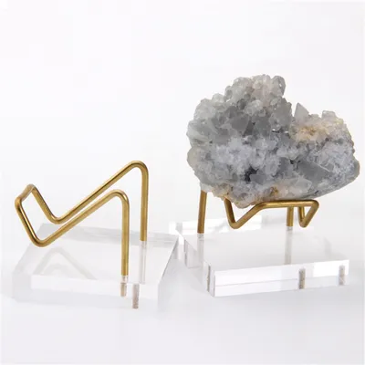Single Metal Mineral Display Stand