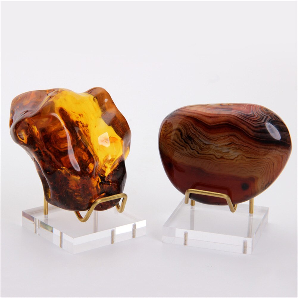 Single Metal Mineral Display Stand