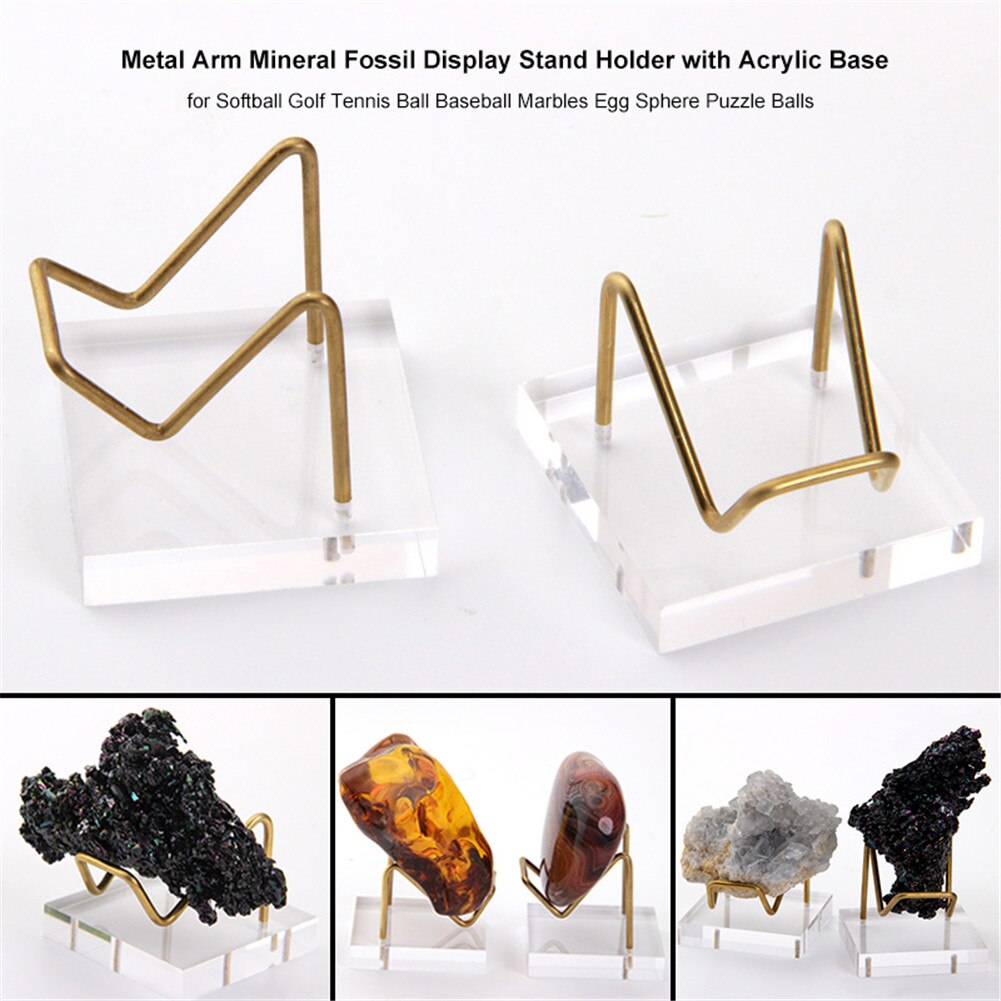 Single Metal Mineral Display Stand