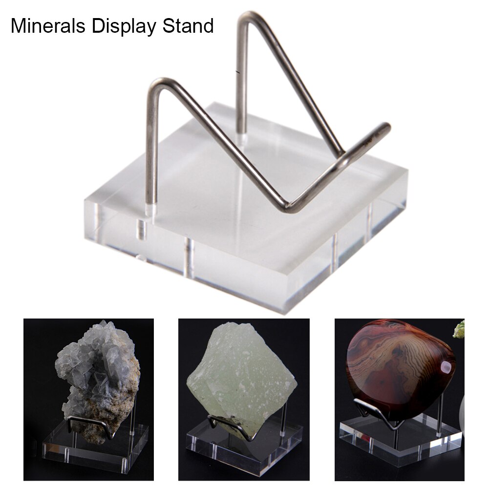Single Metal Mineral Display Stand