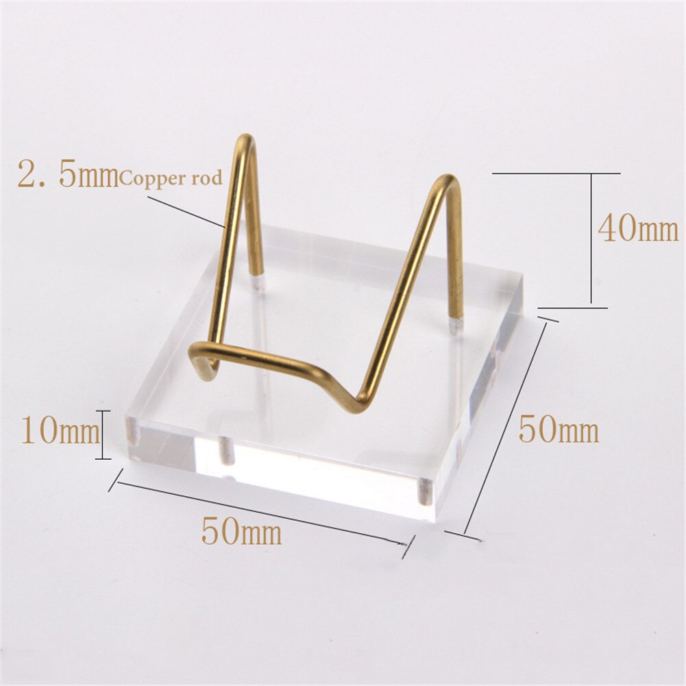 Single Metal Mineral Display Stand