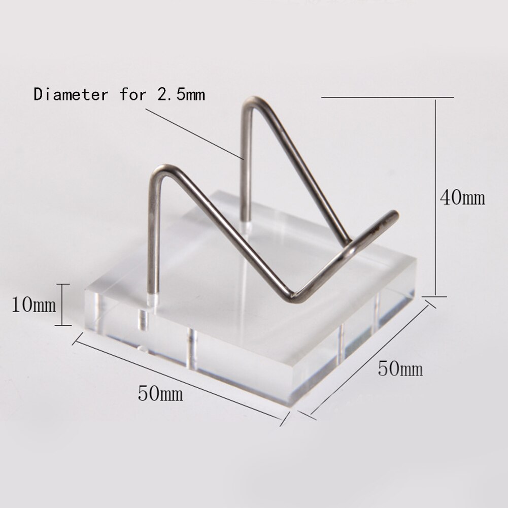 Single Metal Mineral Display Stand