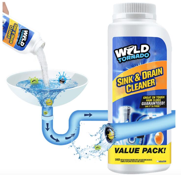 Sink Drain Cleaner Clog Remover Powder
