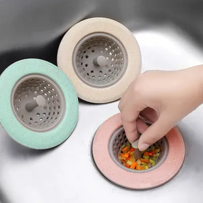 Sink Drain Cover Silicone Shower Filter