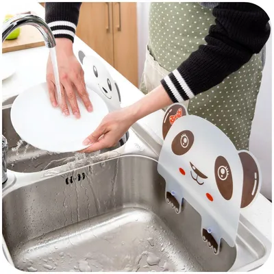 Sink Splash Guard with Vacuum Suckers Sink Splash Guard with Vacuum Suckers