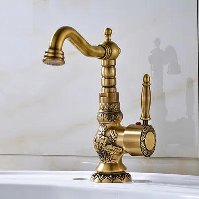 Sink Tap Antique Brass Faucet Sink Tap Antique Brass Faucet