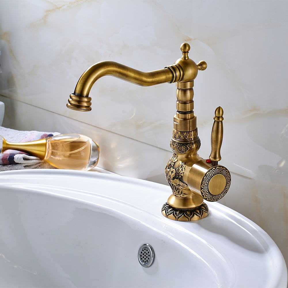 Sink Tap Antique Brass Faucet Sink Tap Antique Brass Faucet