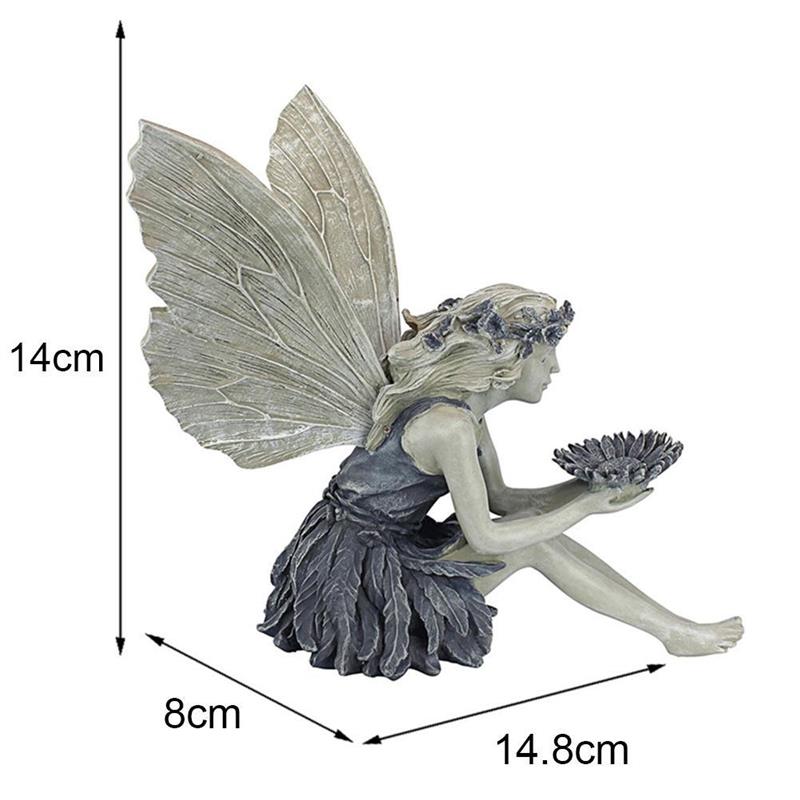 Sitting Garden Fairy Figurine Sitting Garden Fairy Figurine
