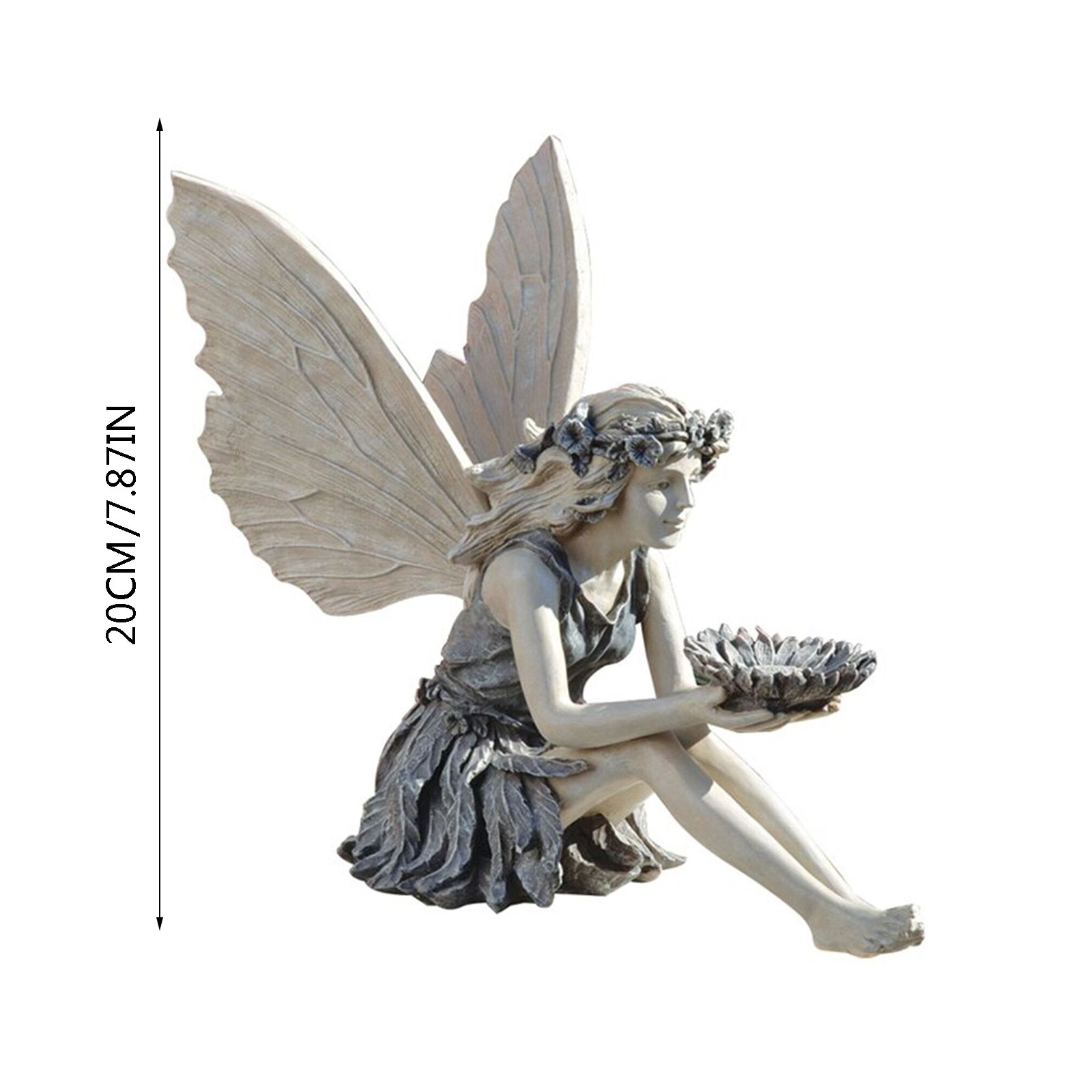 Sitting Garden Fairy Statue