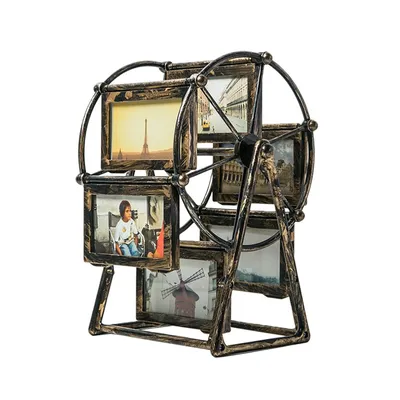 Six Frame Iron Wheel Photo Frame Six Frame Iron Wheel Photo Frame